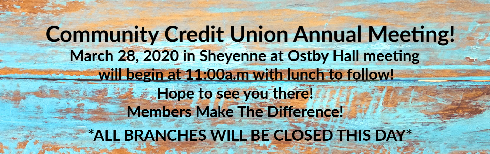 ANNUAL MEETING ONLINE - Community Credit Union